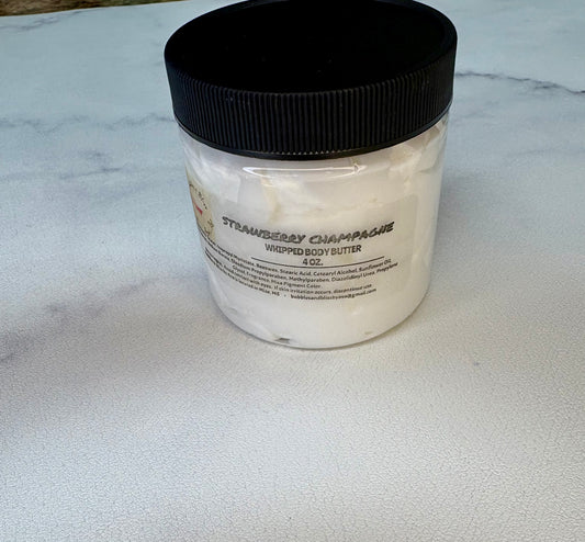 Strawberry Champagne body butter